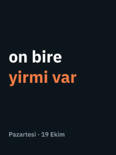 Kelime saati ekranı